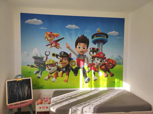 Paw Patrol Cartoon Kids Bedroom wallpaper
