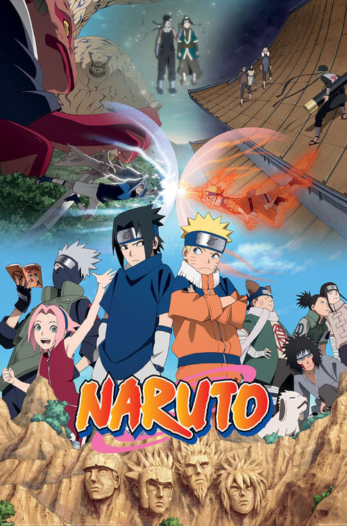 Naruto Divided Poster Naruto