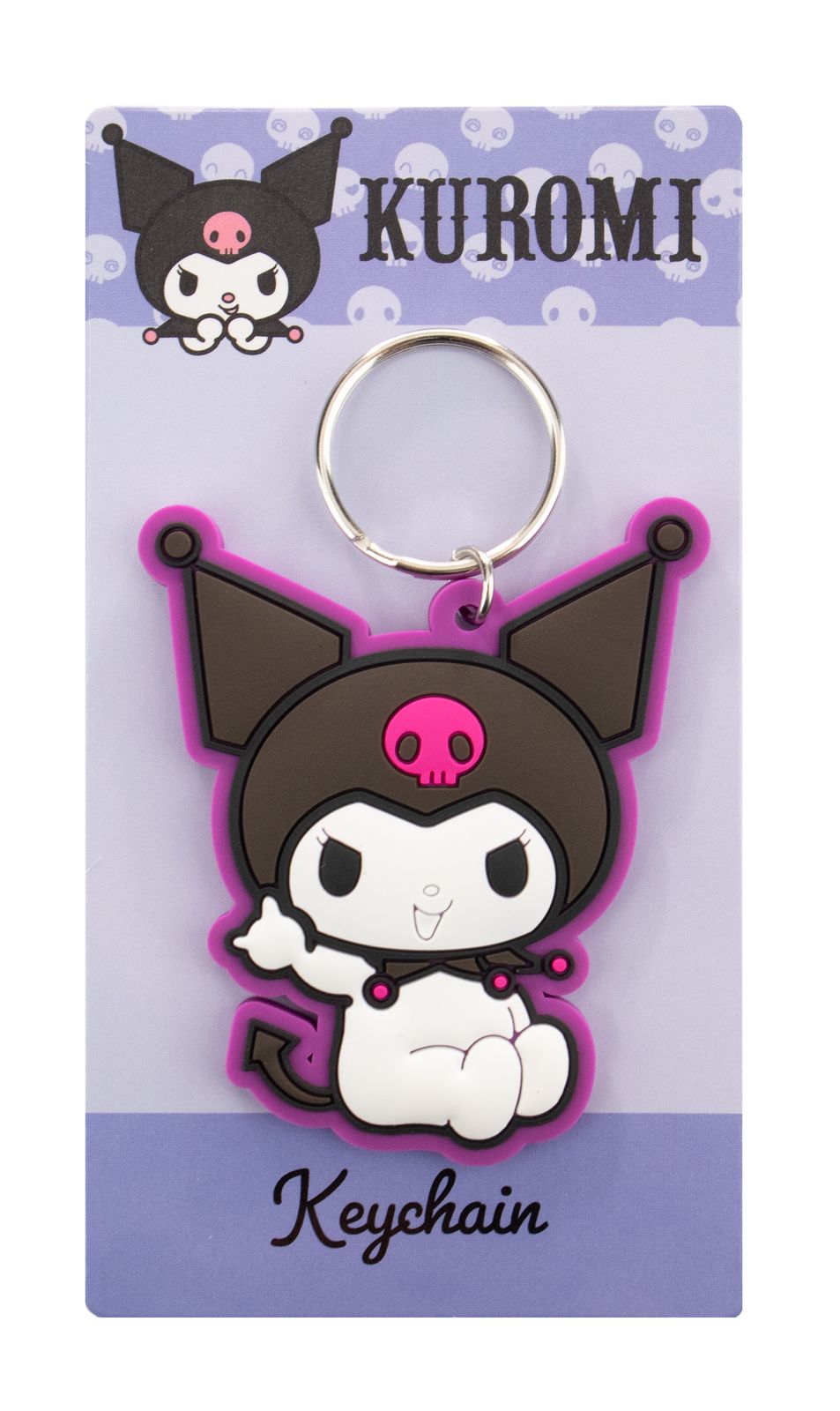 Kuromi Rocking Keyring Gifts Under 10 Pounds Keychain 4,5x7 cm