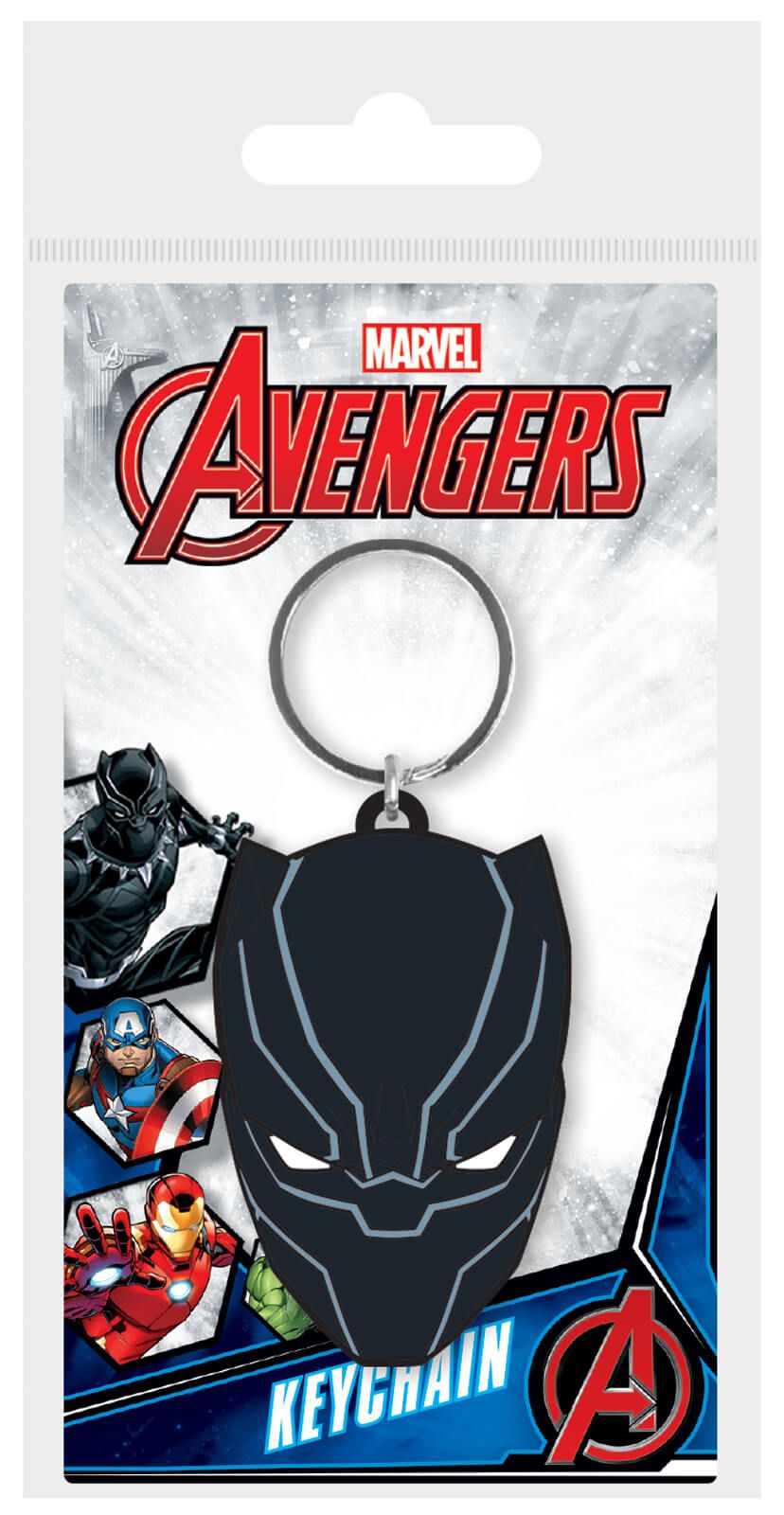 Marvel Black Panther Keyring Gifts Under 10 Pounds Keychain 4,5x7 cm