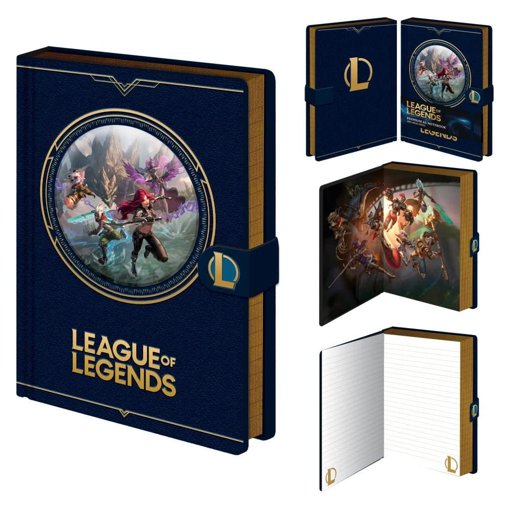 League Of Legends CHAMPIONS Notebook 148x210 mm