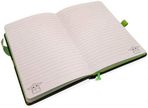 Star Wars The Mandalorian Im All Ears Crib Faux Lether A5 lined Journal Movie Notebook 210x141 mm