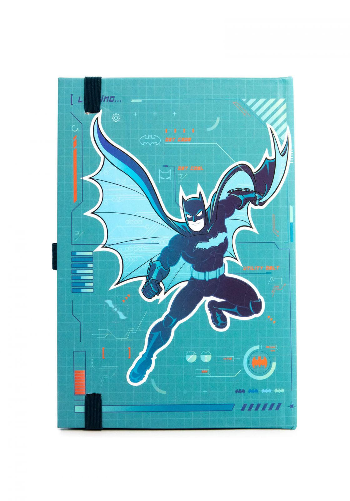 DC Comics Batman Bat Tech lined A5 hardcover Journal Animated Movie Notebook 210x141 mm