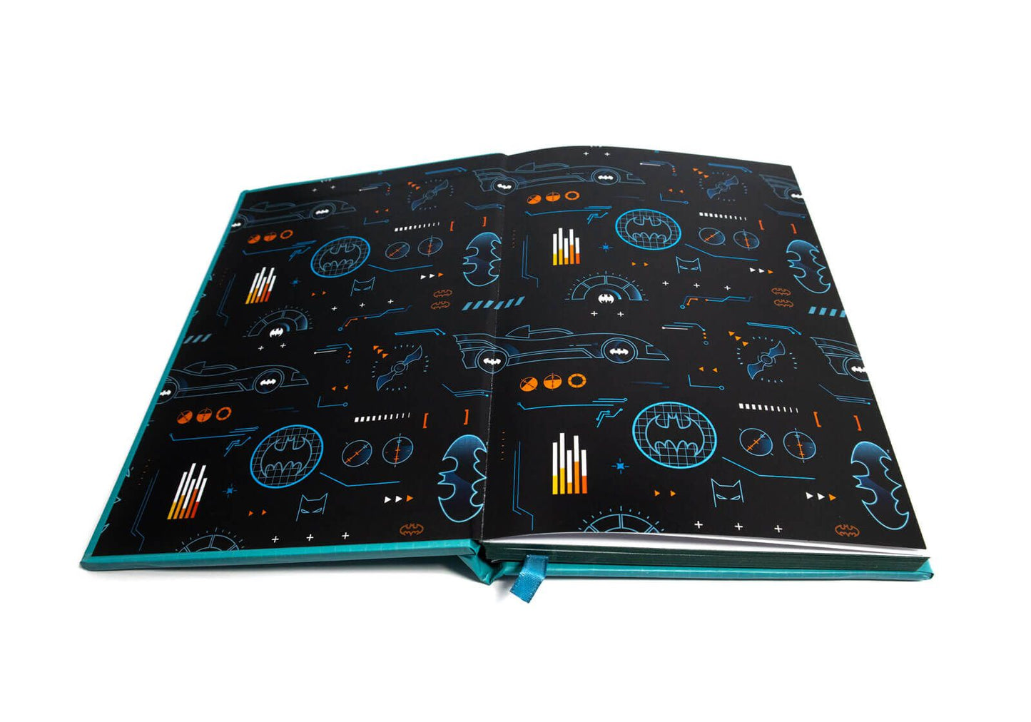 DC Comics Batman Bat Tech lined A5 hardcover Journal Animated Movie Notebook 210x141 mm