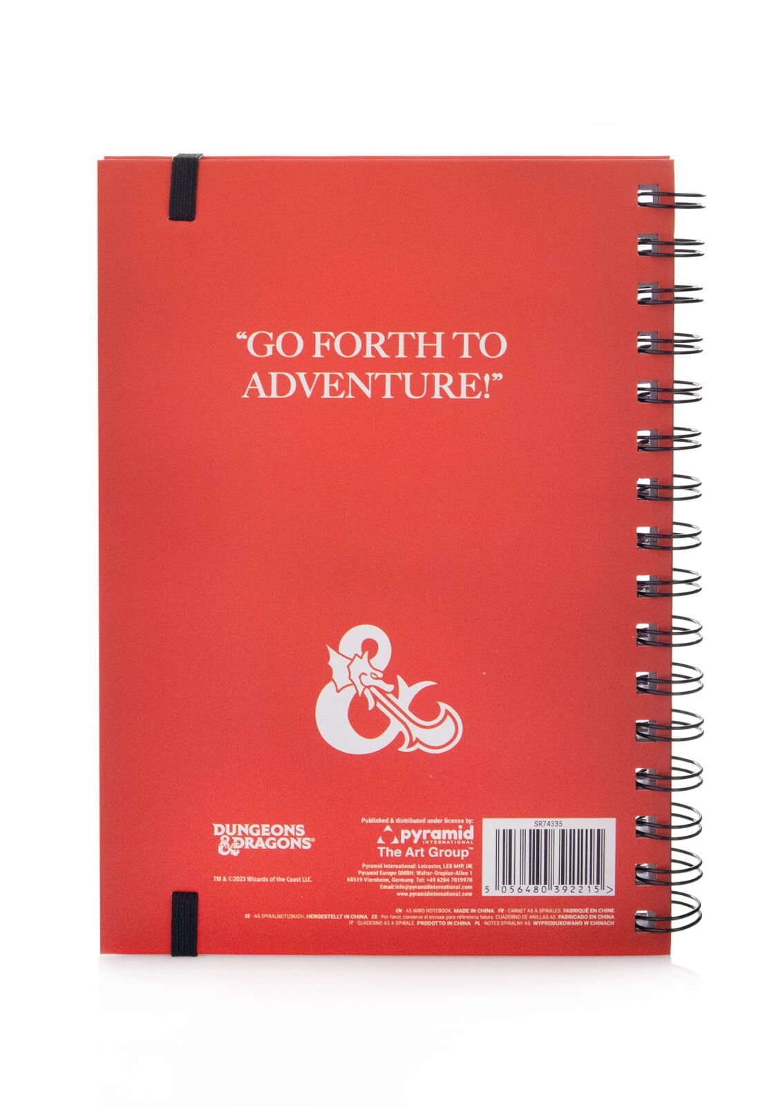 Dungeons and Dragons Basic Rules Lined Notebook 148x210 mm