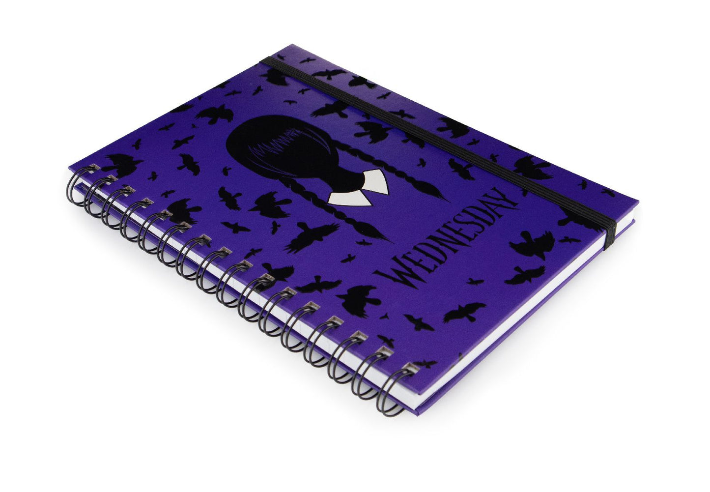 Wednesday Ravens Purple A5 Notebook 148x210 mm