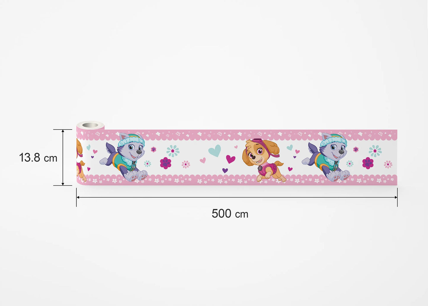Paw Patrol Puppies Self-Adhesive Wallpaper Wall Border Roll (H x W) 0.138m x 5m