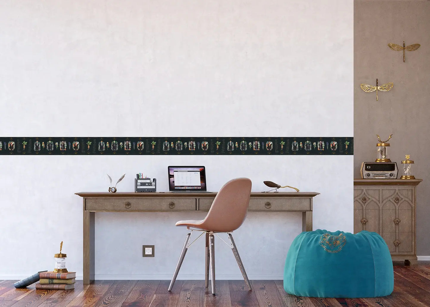 Harry Potter BORDER WALLPAPER self adhesive black