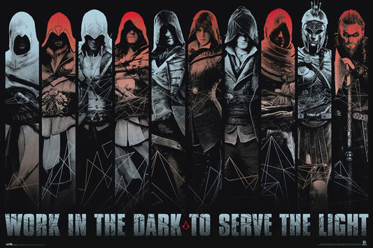 Assassins Creed Work In The Dark Poster