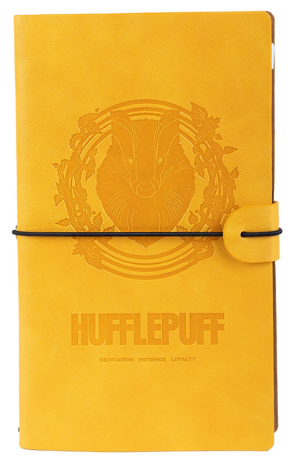 Harry Potter Hufflepuff PU Leather Travel Journal Cute Gifts Notebook