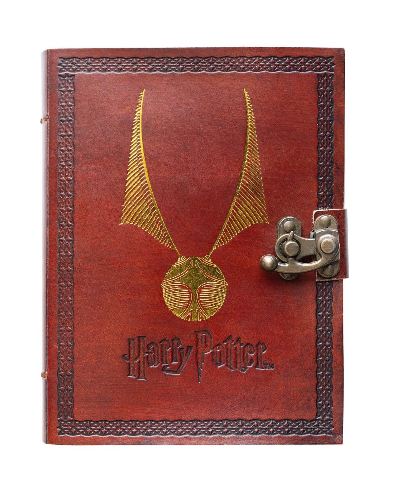 Harry Potter Leather Journal Premium Blank Notebook