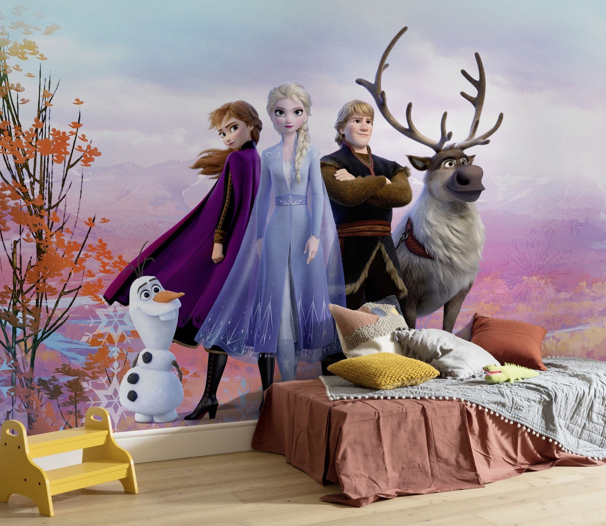 Disney Frozen 3 Characters Photo Wallpaper Disney