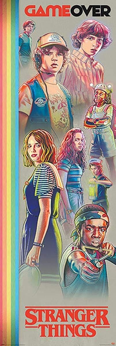 Door Size Stranger Things Poster Game Over Poster