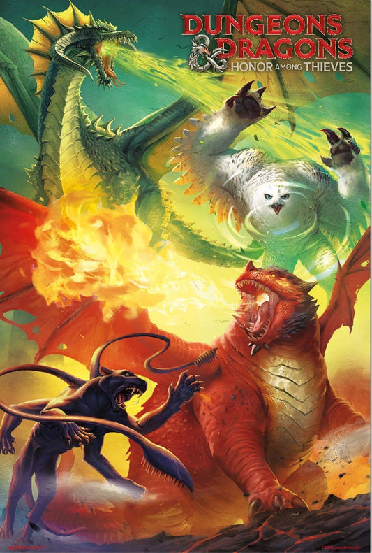 Dungeons and Dragons Honor Among Thieves Monsters Poster