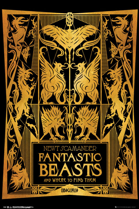 Fantastic Beasts 2 Book Cover Poster
