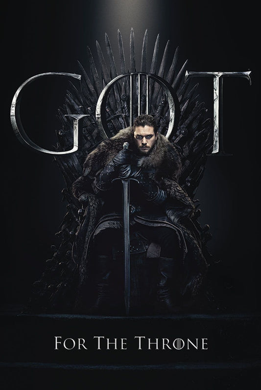 Game of Thrones Jon For The Throne Poster