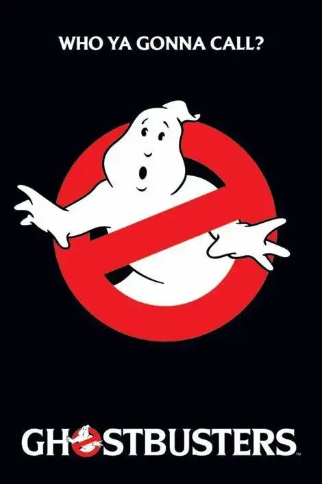 Ghostbusters Logo Ghoust Poster Ghostbusters