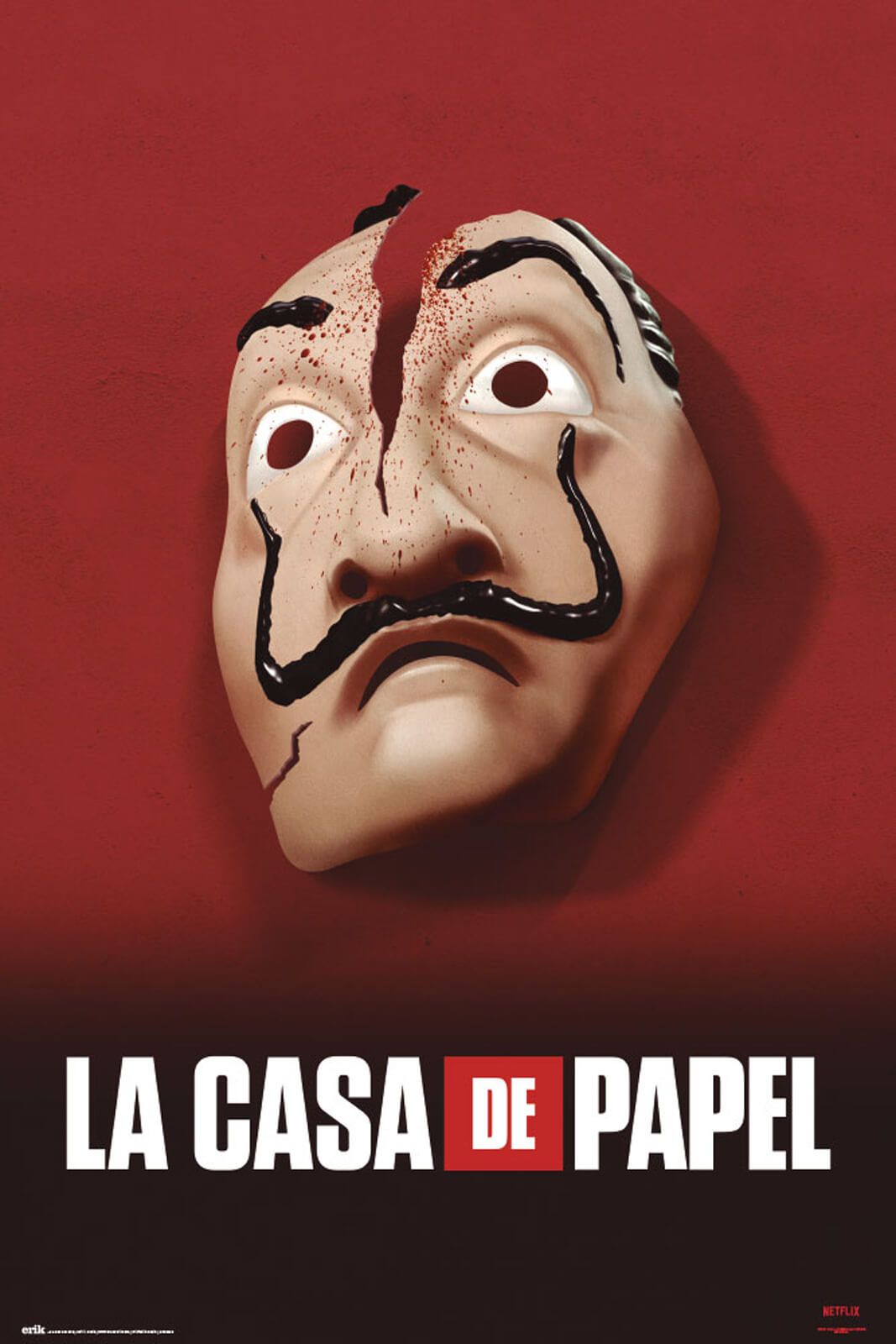 Money Heist Dali Mask Poster Money Heist