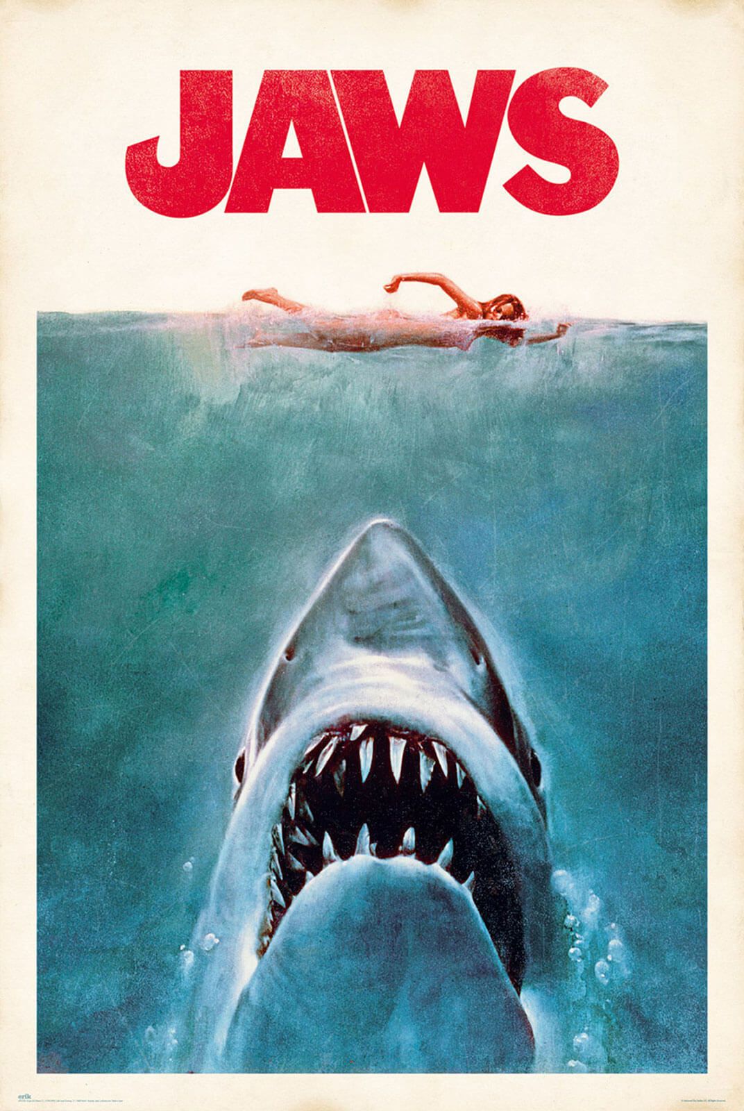 Jaws Classic Movie Poster Grupo Erik