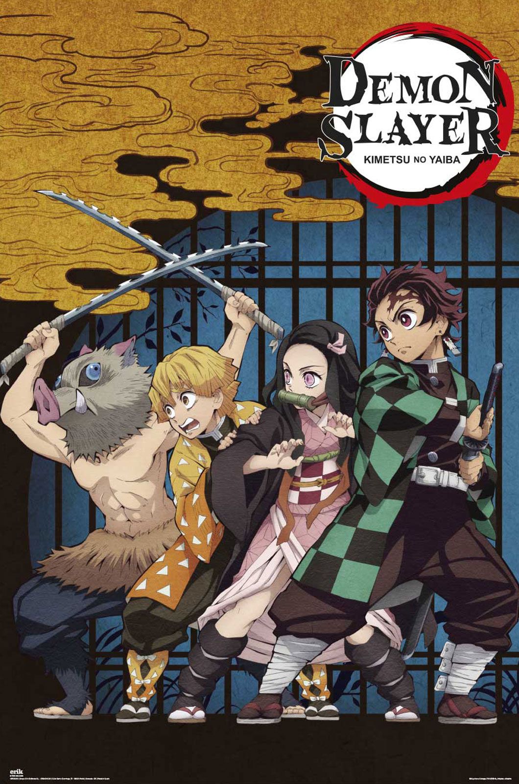 Demon Slayer Drum Mansion Poster Demon Slayer