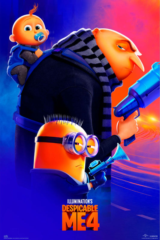 Despicable Me 4 Gru Poster