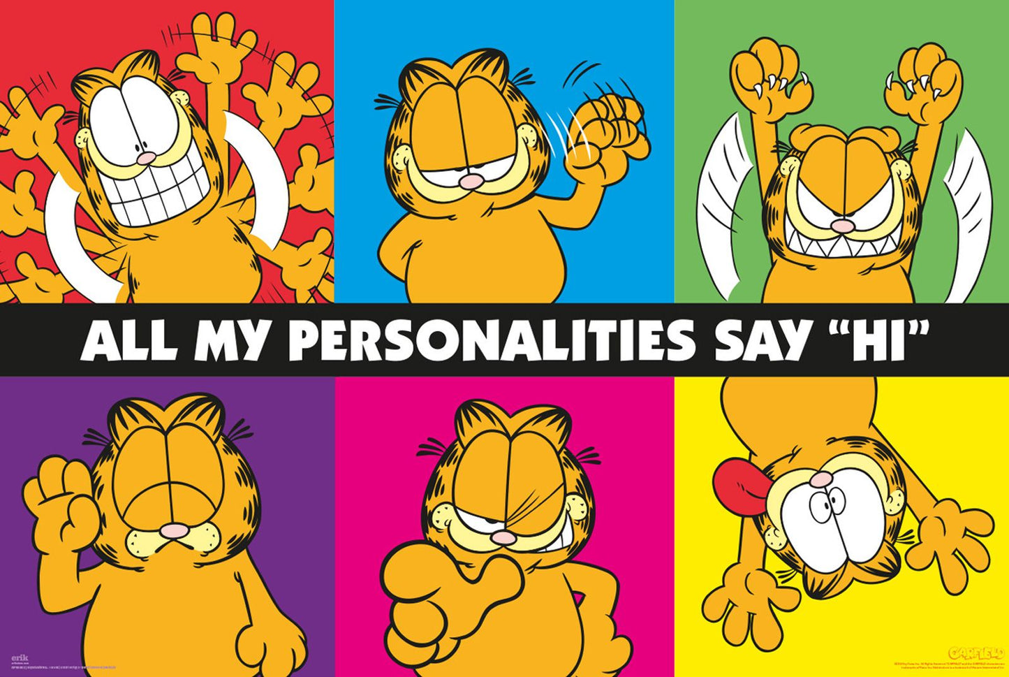 Garfield Cartoon Poster