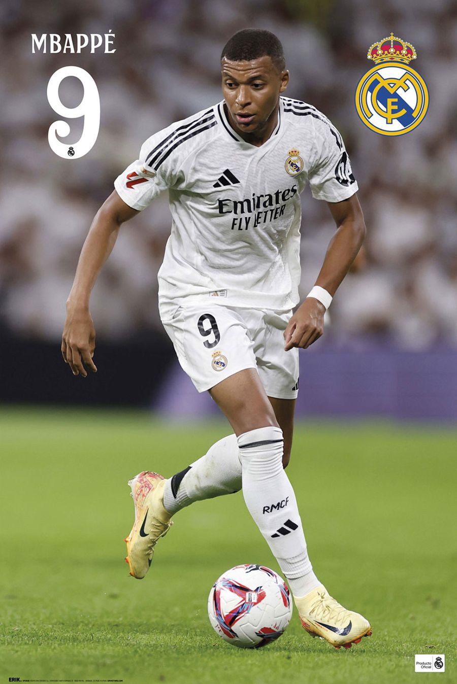 Real Madrid Mbappe 2024 2025 Poster