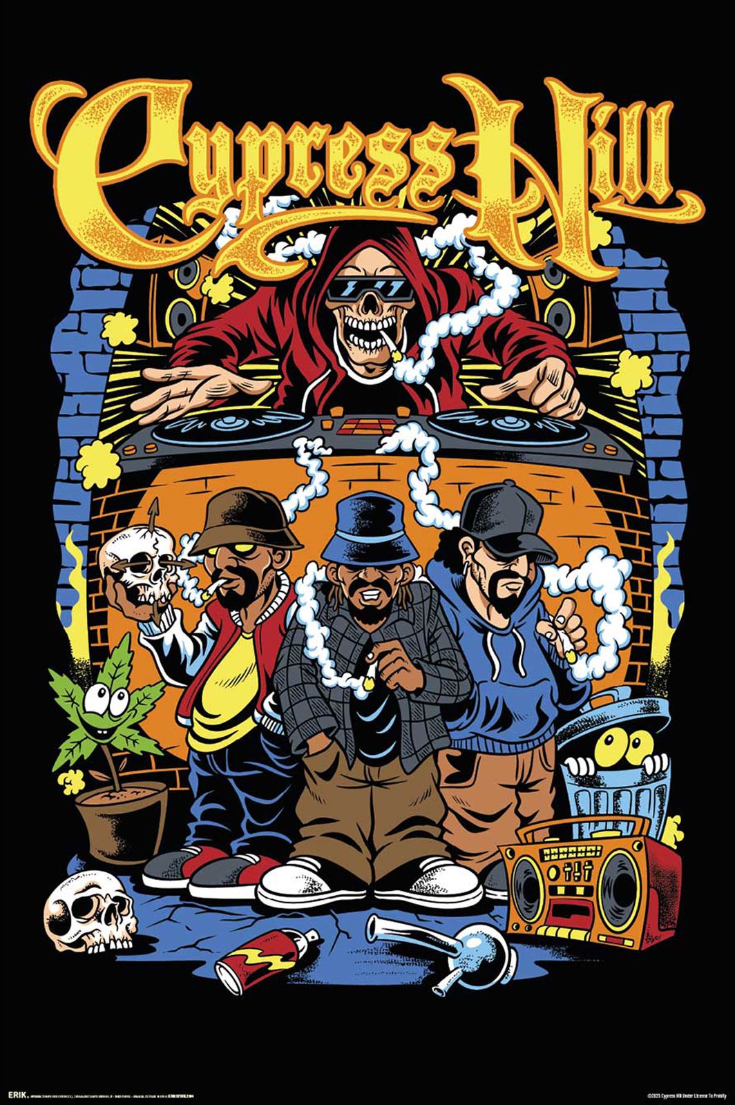 Cypress Hill Music Poster Grupo Erik