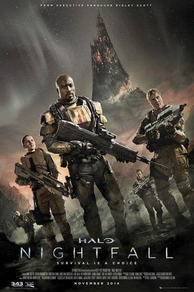 Halo Nightfall Gaming Poster