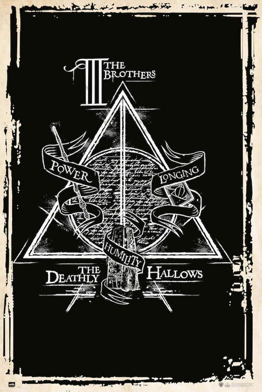 Harry Potter Deathly Hallows Symbol Poster
