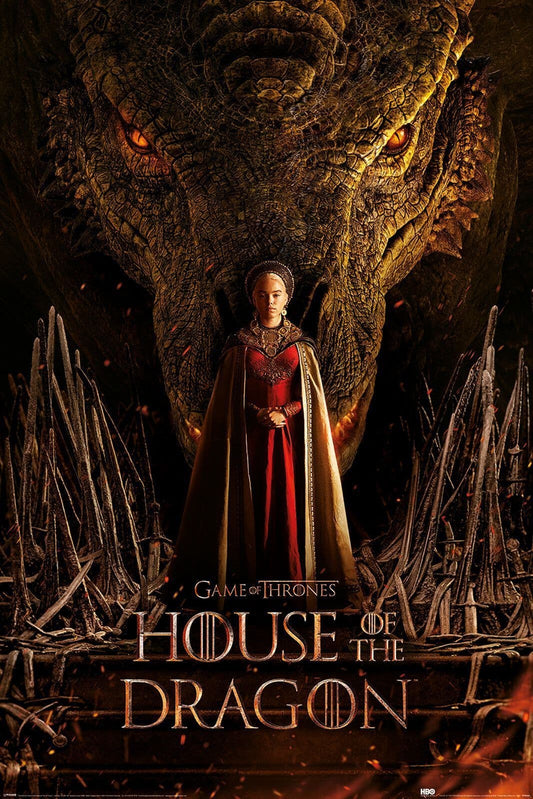 House Of The Dragon Throne Poster