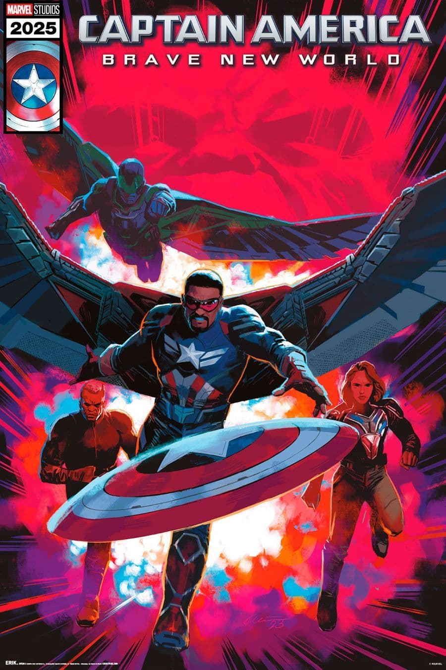 Marvel Captain America Brave New World Comic Poster Marvel