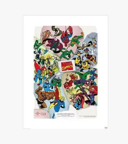 Marvel Torn Heroes Ian Picture Art Print