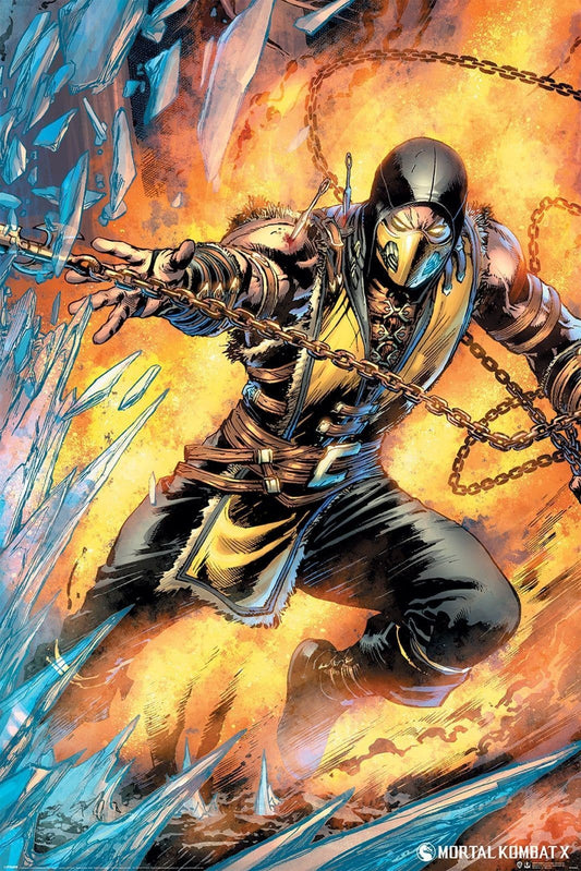 Mortal Kombat Scorpion Poster
