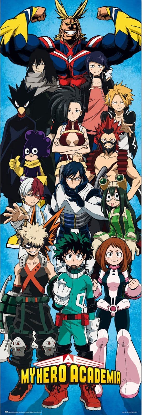 My Hero Academia All Characters Door Poster