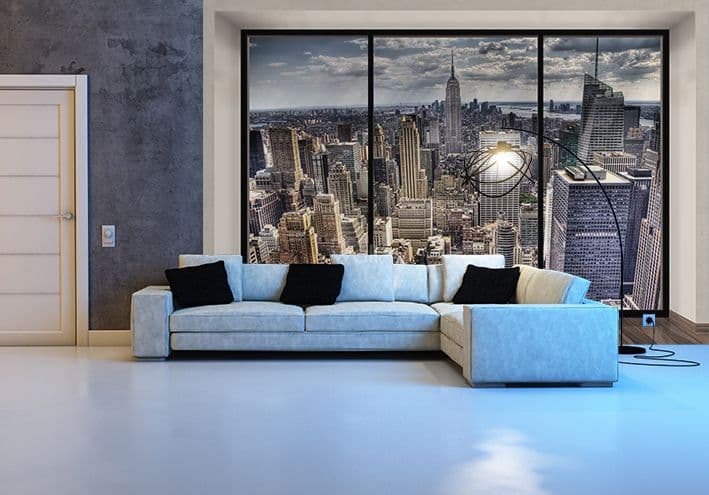 New York View From Penthouse Photo Wallpaper Nice Wall