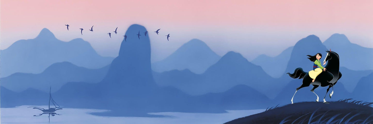 Mulan Hills panoramic Non-Woven Wallpaper Mural Disney