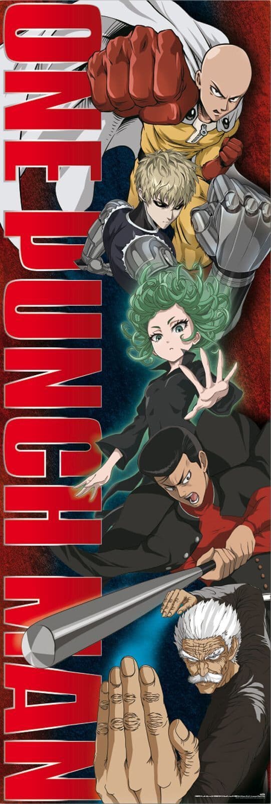 One Punch Man Manga Anime Door Poster