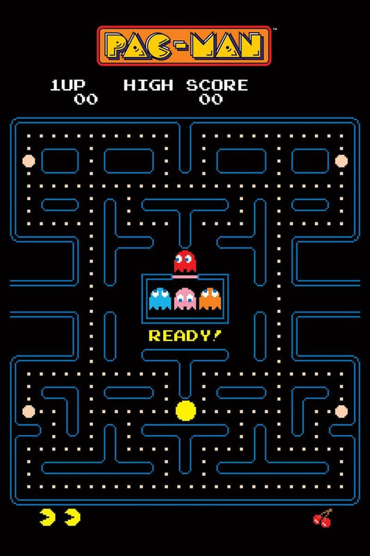 PacMan Maze Poster