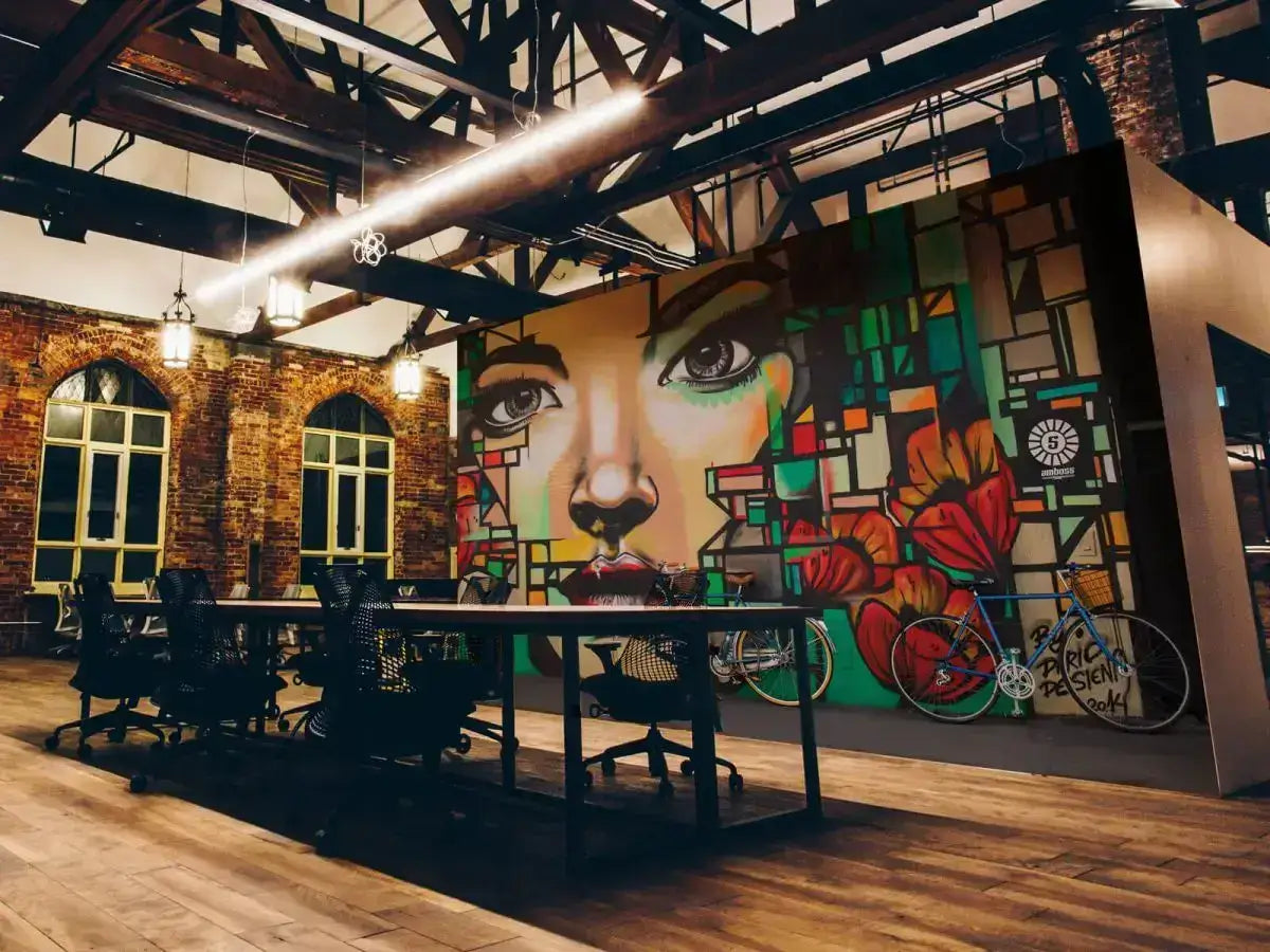 Woman Street Mural Art Teen Bedroom Photo Wallpaper