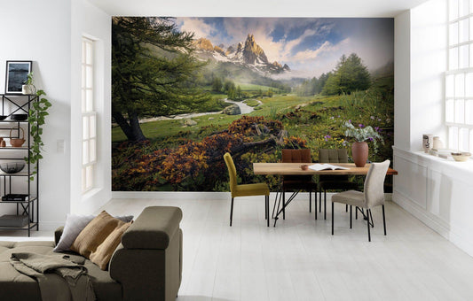 Mountains Dining Room Feature Wall Photo Wallpaper