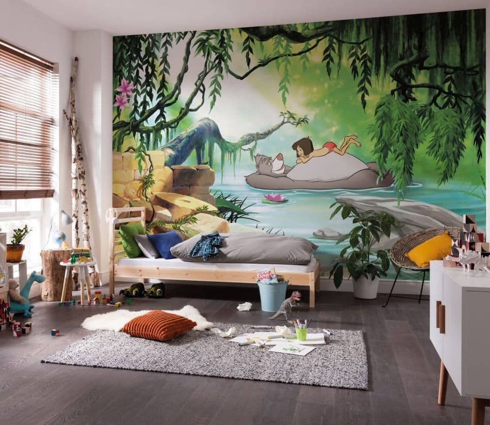 Disney Jungle Book Swimming with Baloo Photo Wallpaper Disney