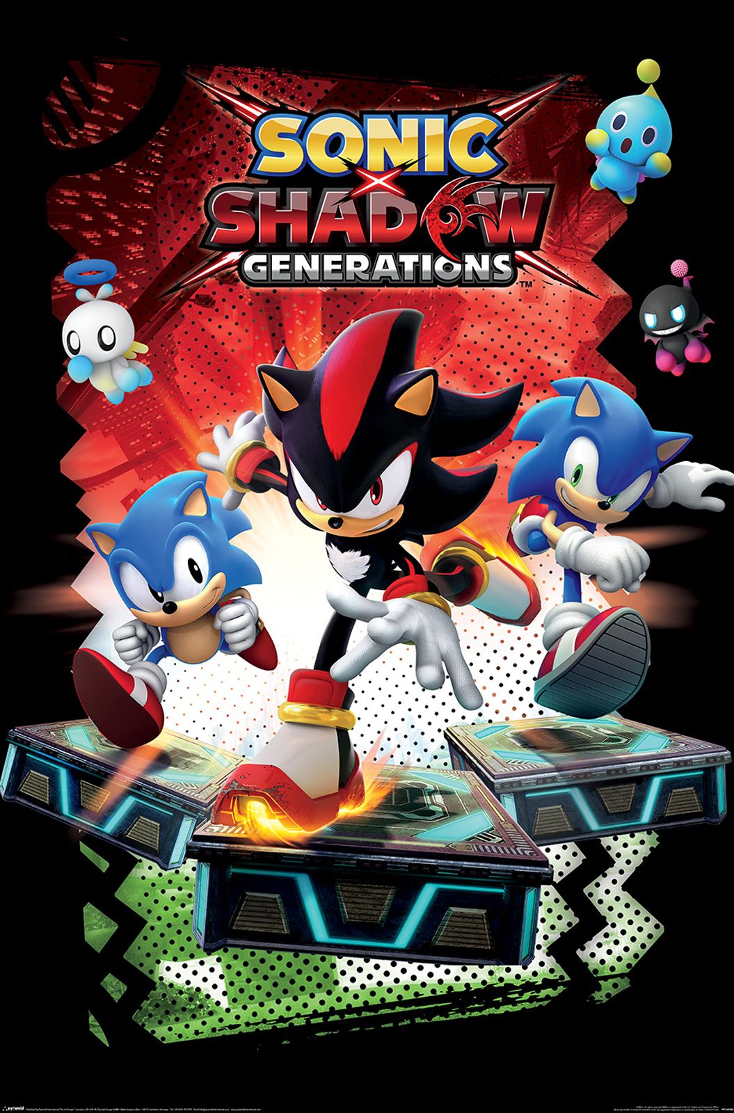 Sonic The Hedgehog Shadow Generartions Poster Sonic