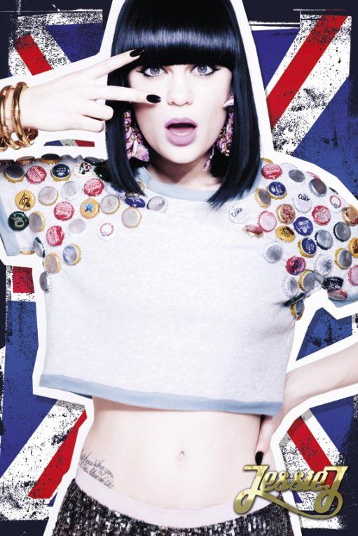 Jessie J Union Jack Poster