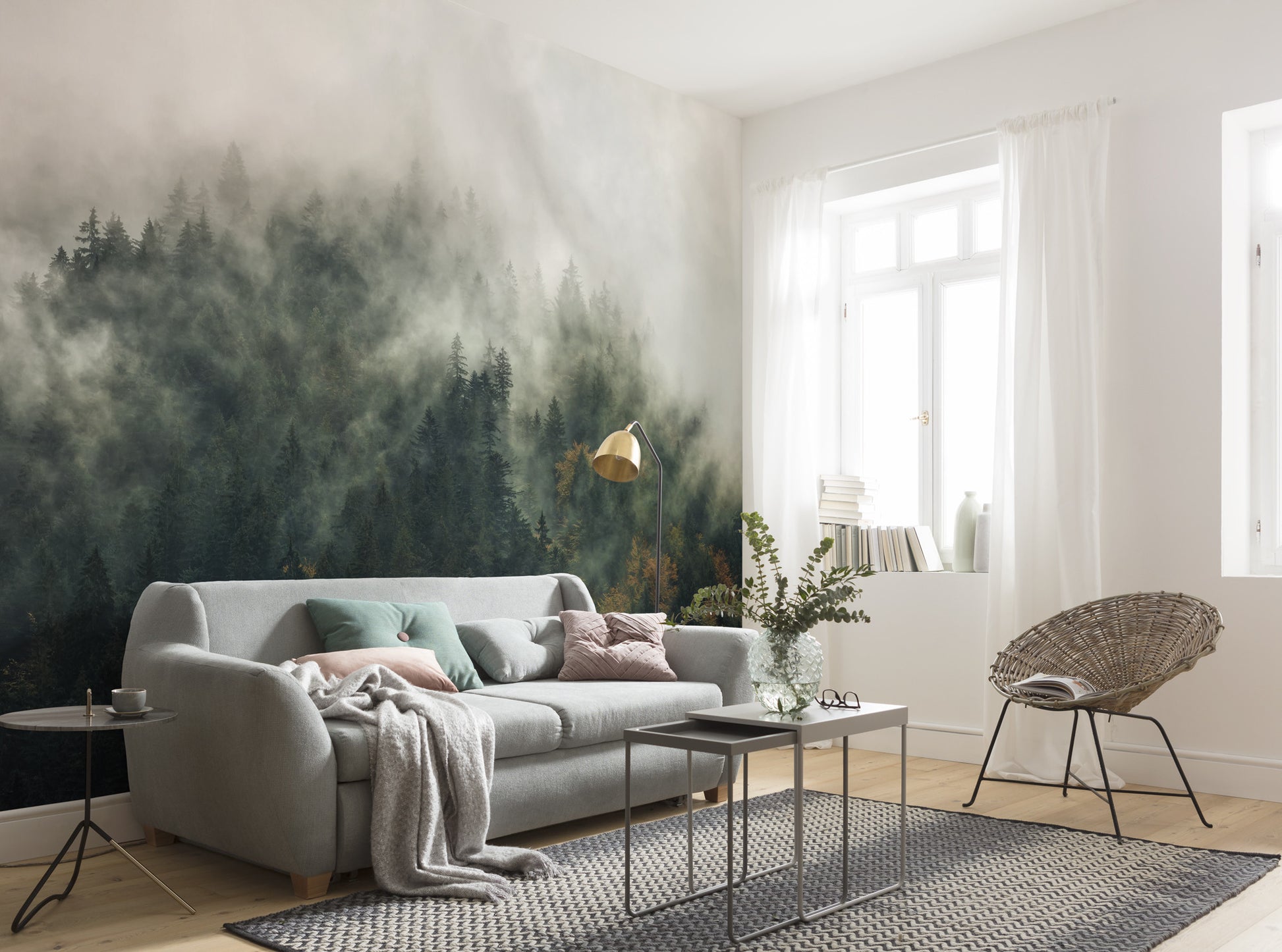 Tales of the Carpathians Foggy Forest Non-woven photo wallpaper Stefan Hefele