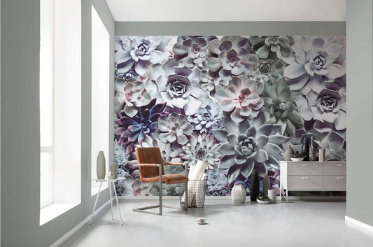 Shades Botanical Winter Pattern Photo Wallpaper