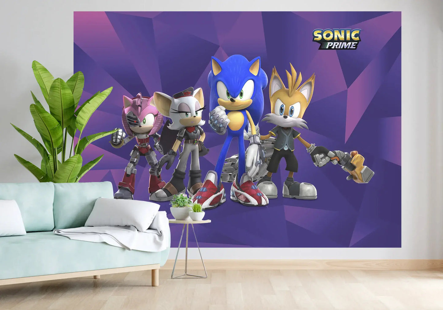 Sonic Hedgehog Gamer Bedroom Paper Photo Wallpaper Sonic