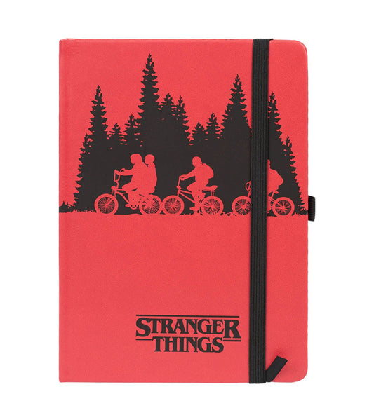 Stranger Things Upside Down Hardcover lined A5 Journal Notebook