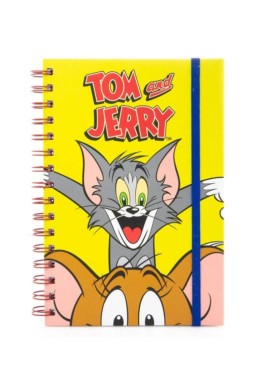 Tom and Jerry Hardcover A5 lined Journal Notebook