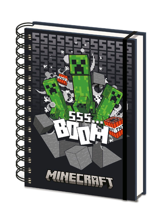 3D Lenticular Minecraft Gamer Journal A5 Notebook Minecraft